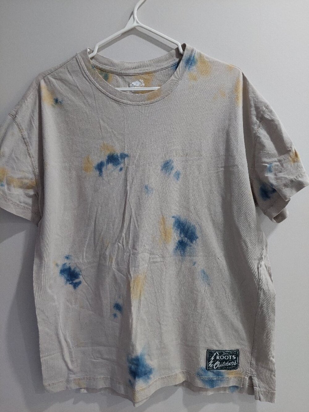 Roots Canada T-Shirt Men's Size Medium Tie Die Roots Outdoors